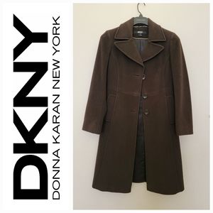 DKNY WOOL/CASHMERE COAT